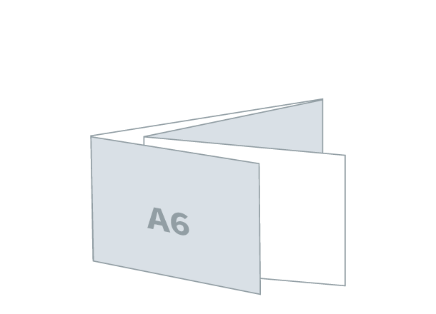 Letak A6L - Standard: 586x105 / 148x105 mm - Parallel savijanje (D4)